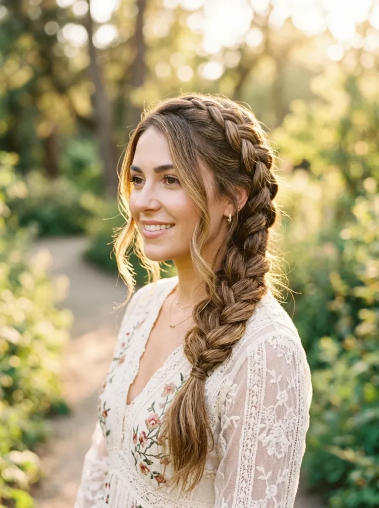 Side Dutch Braid