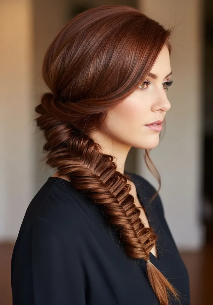 Side Swept Fishtail