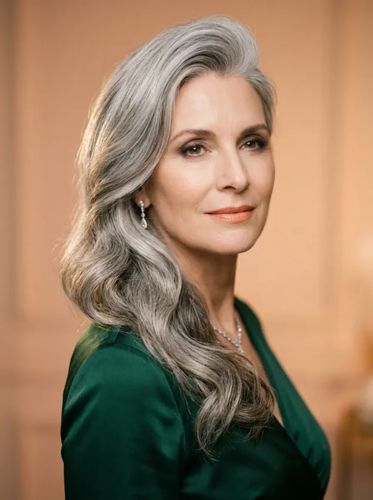 Side-Swept Silver