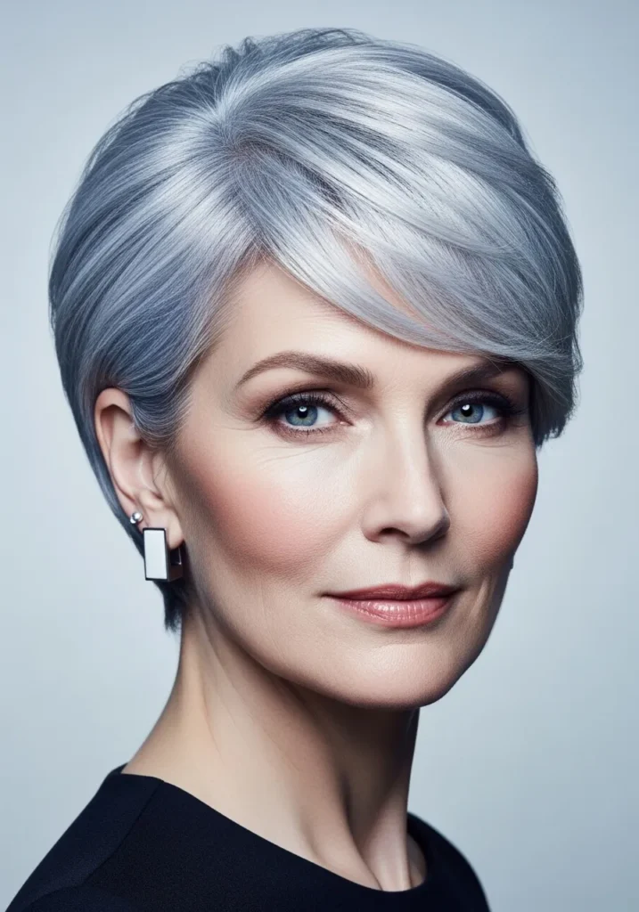 Silver Gray Pixie