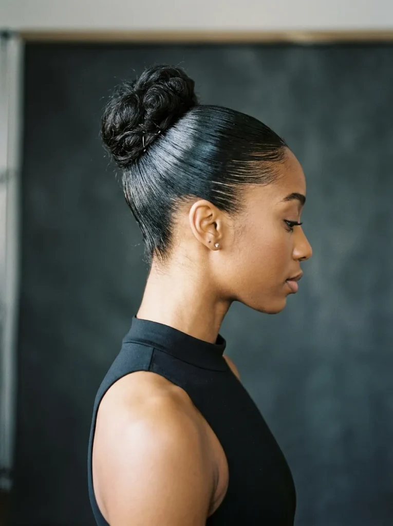 Sleek Ballerina Bun