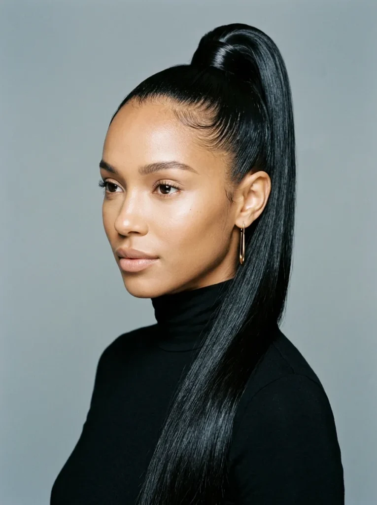 Sleek High Ponytail