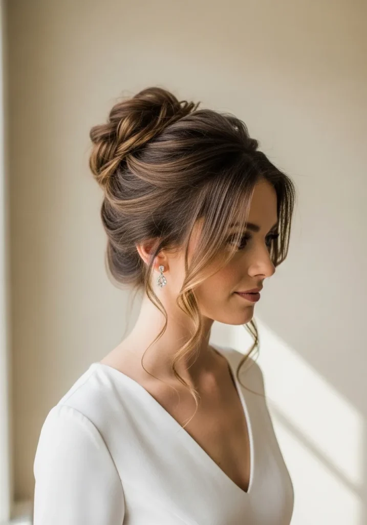 Textured Messy Bun