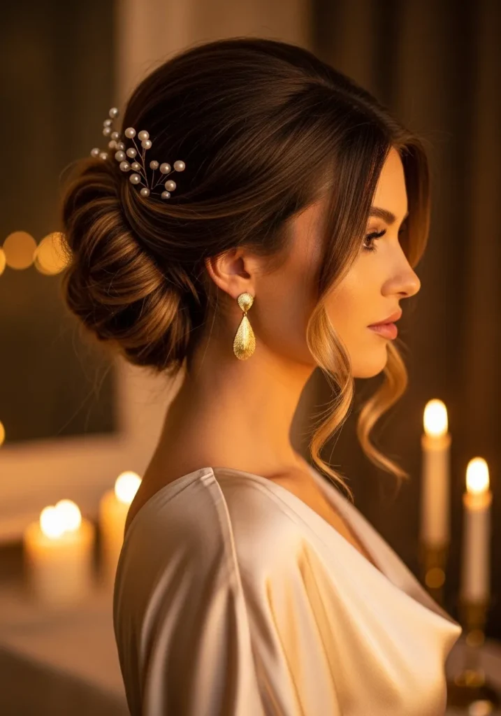 Textured Pinned Updo