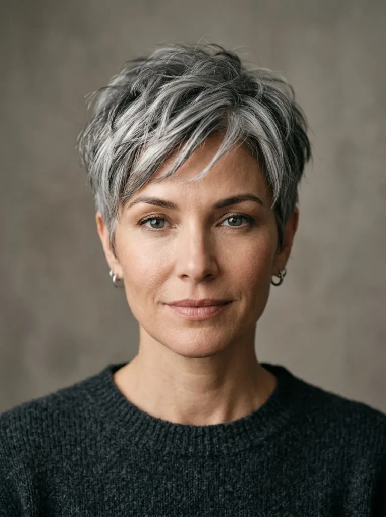 Textured Silver Crop