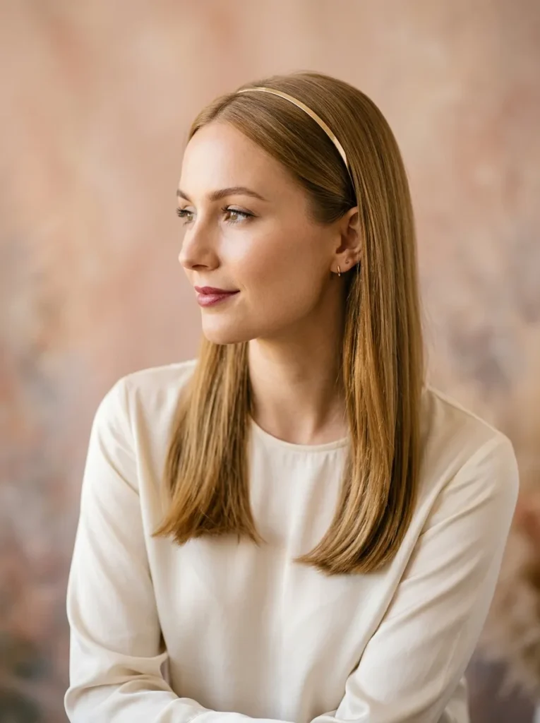 Thin Metallic Headband