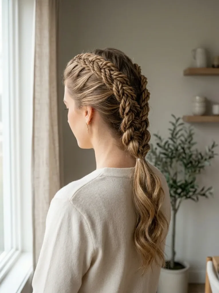 Twisted Dutch Braid