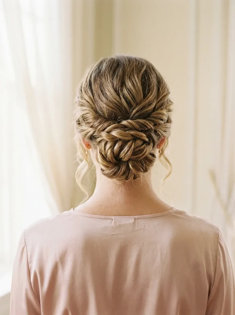 Twisted Low Bun