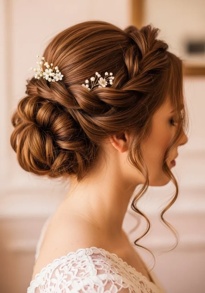 Twisted Crown Updo