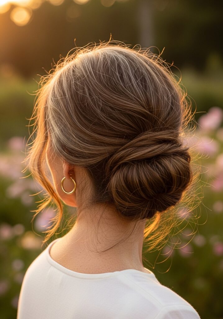 Undone Low Bun