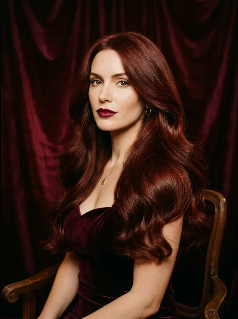 Velvet Auburn Crown