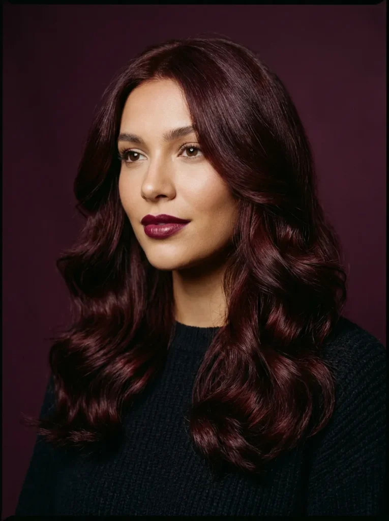Velvety Mahogany Blowout
