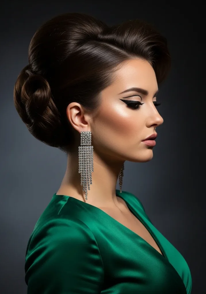 Voluminous Beehive Updo