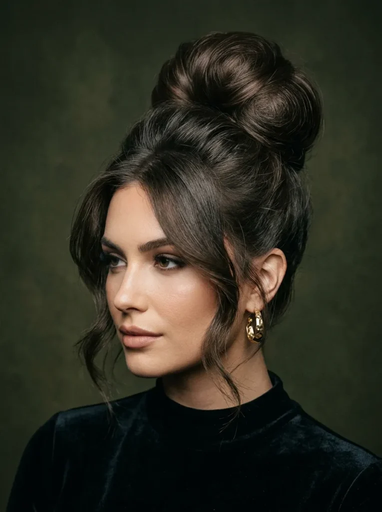 Voluminous High Bun