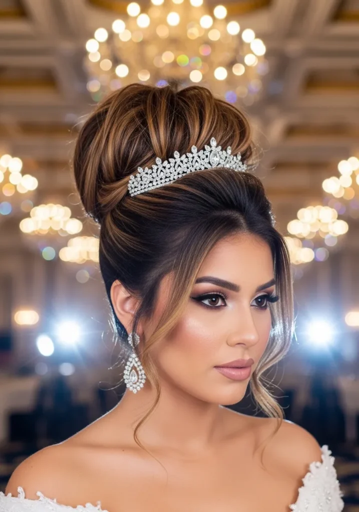 Voluminous High Bun
