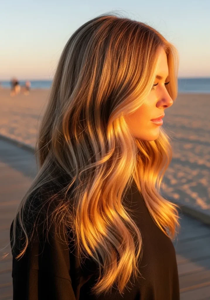 Warm Platinum Honey Tones