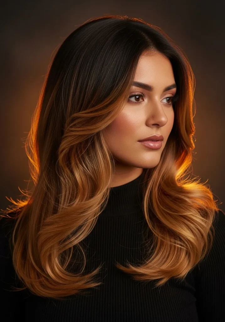 Warm Toffee Blonde Balayage