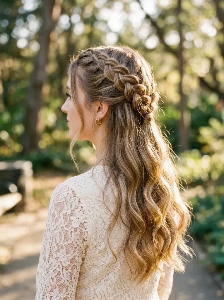 Wavy Dutch Braid