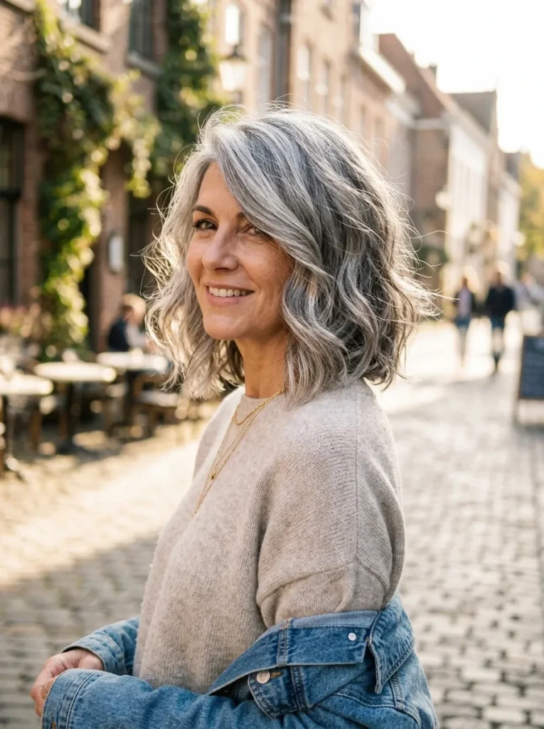 Wavy Silver Lob