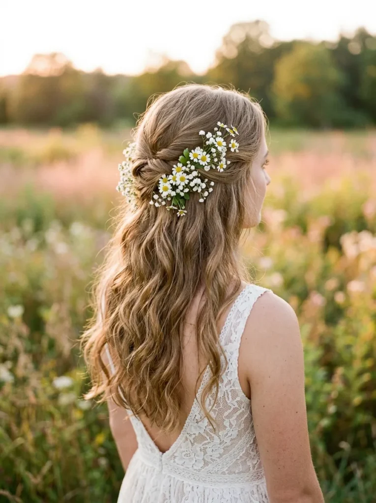 White Floral Crown