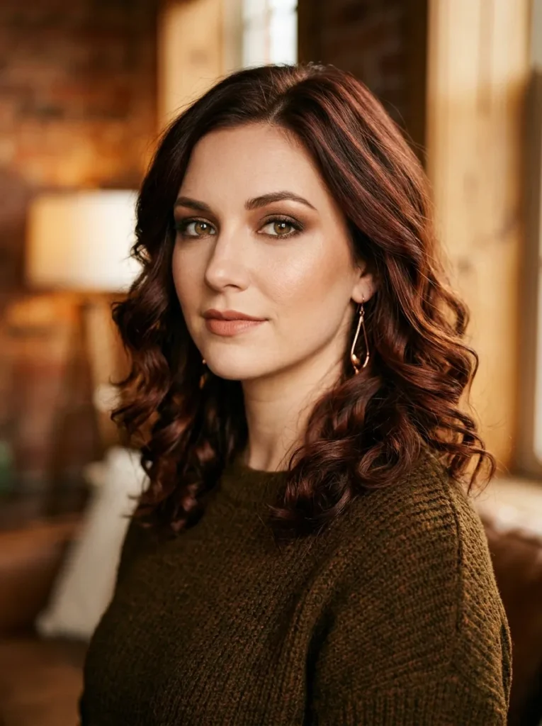 Auburn-Spiced Brunette