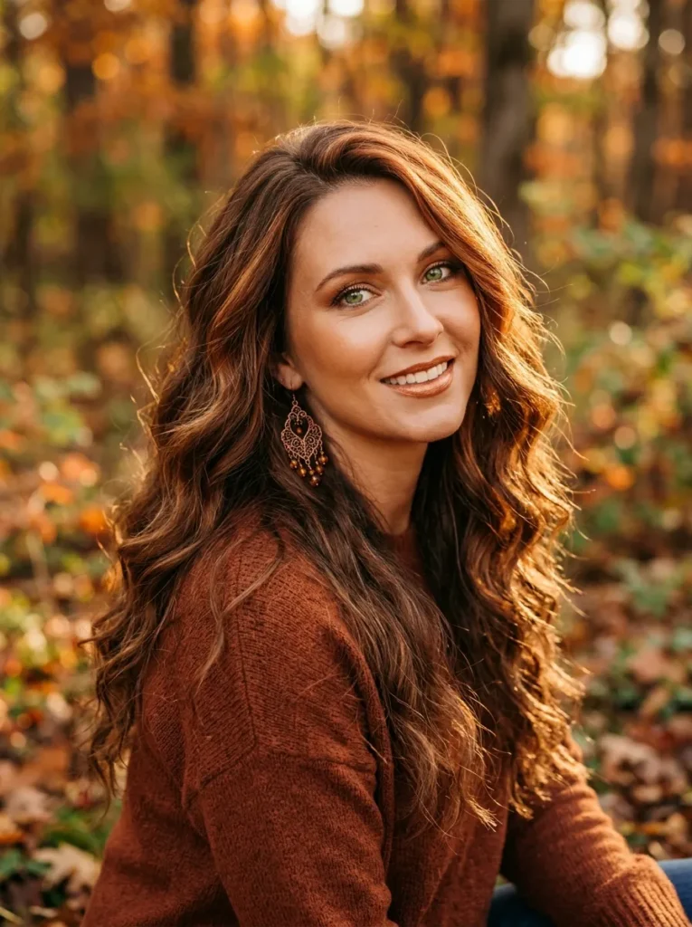 Copper-Kissed Brunette
