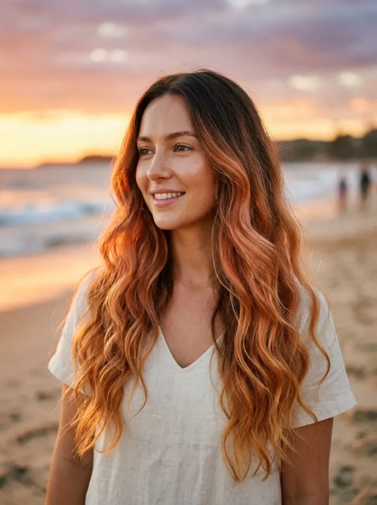 Sunset Ginger Balayage