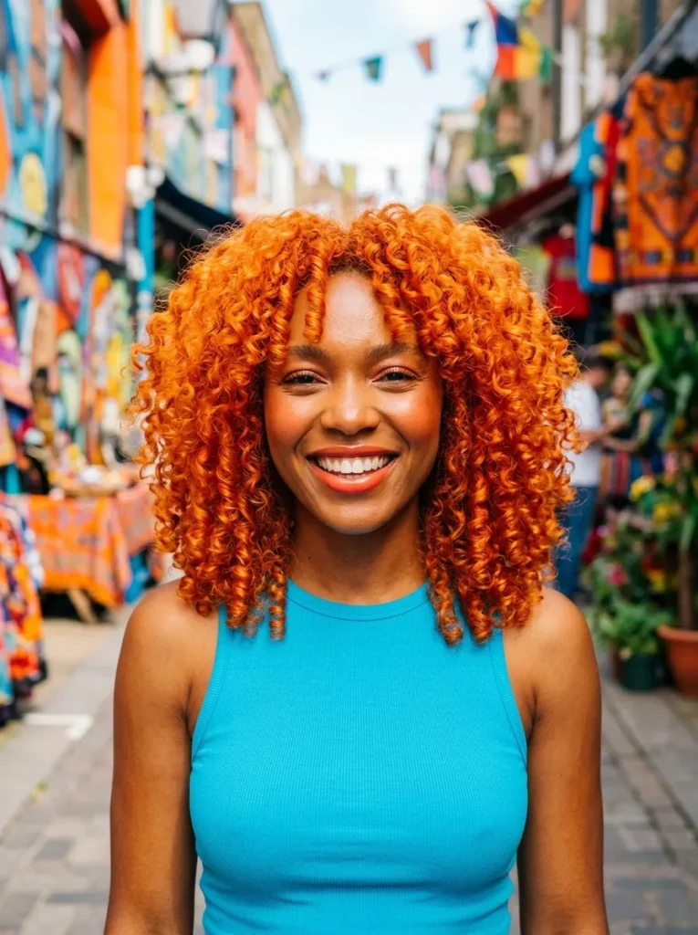 Vibrant Tangerine Pop