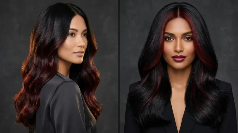 35 Cherry Cola Highlights on Black Hair Ideas Worth Screenshotting