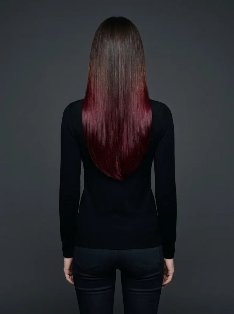 4. Cherry Wine Ombre