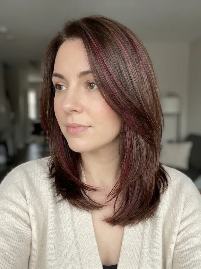 8. Deep Cherry Lowlights