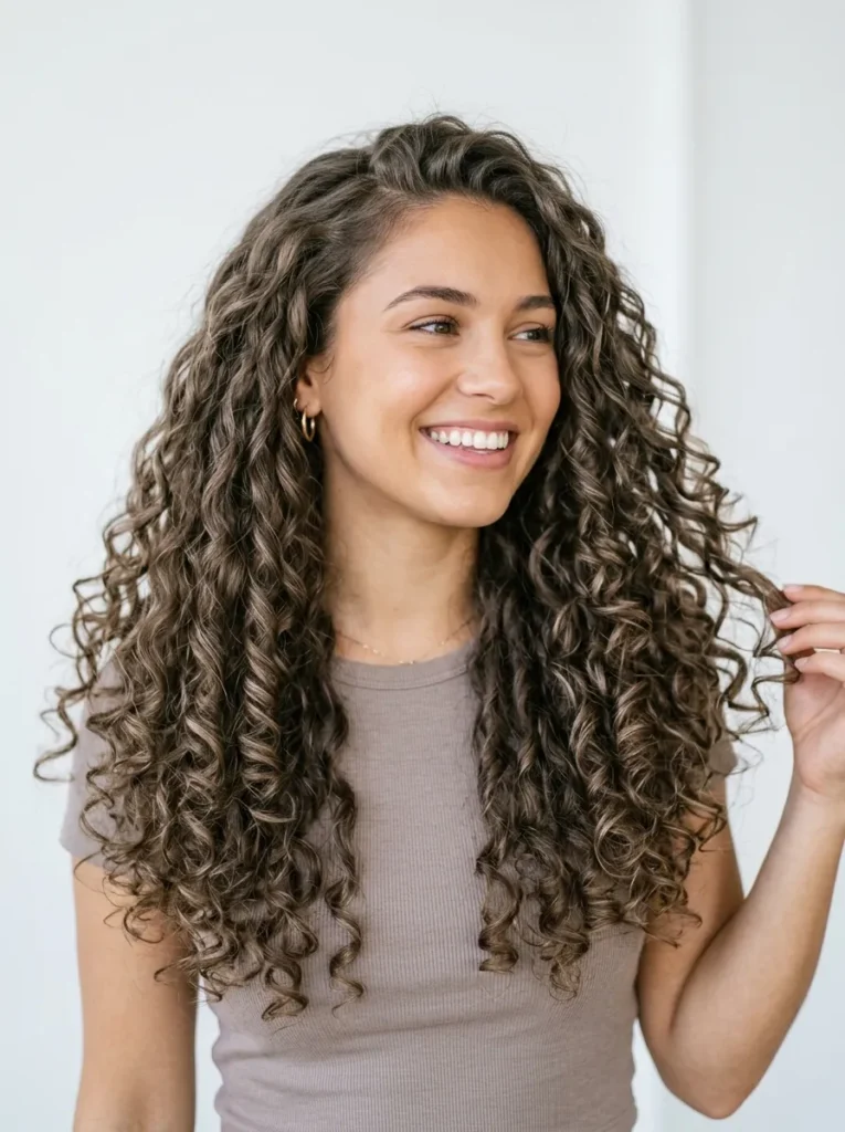 Ash Brown Curls