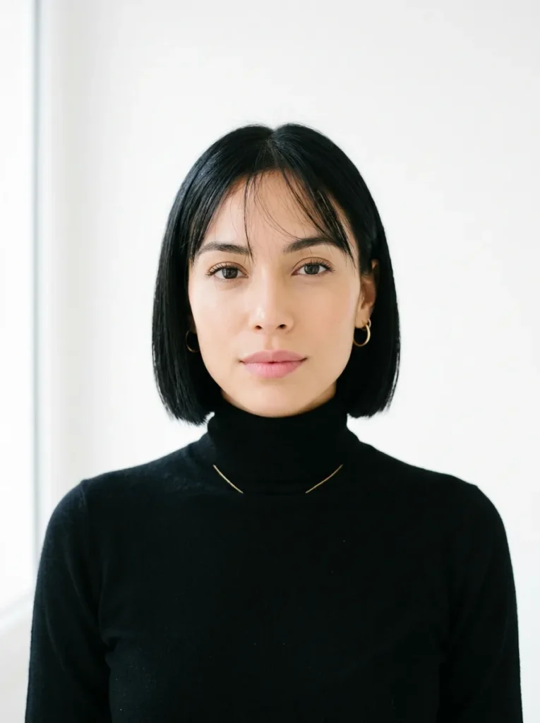 Barely-There Bangs
