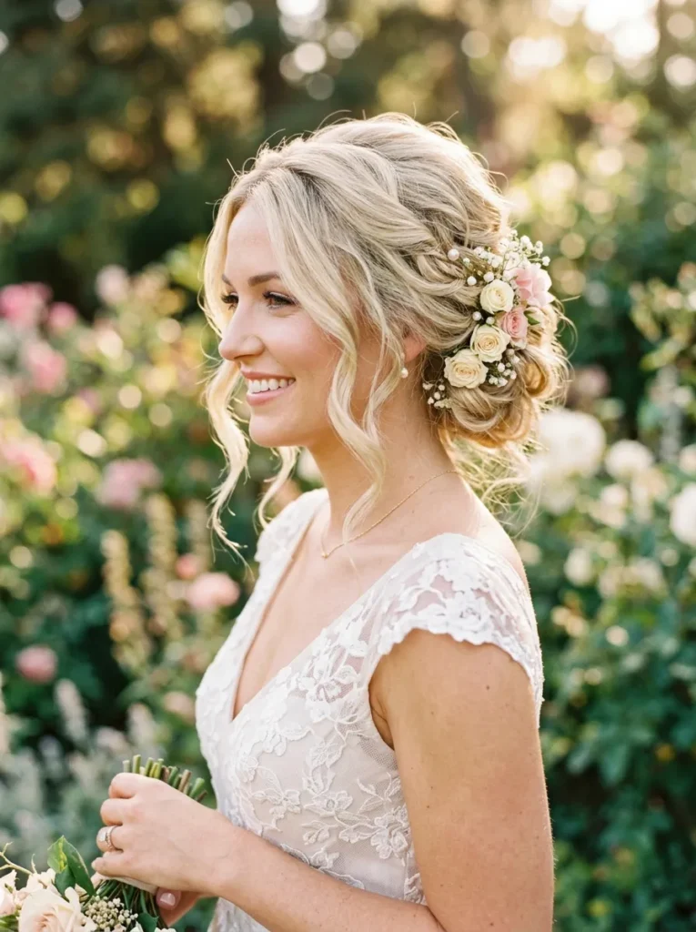 Blonde Bridal Updo