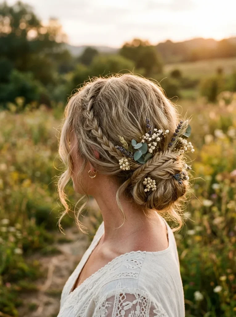 Boho Wrapped Bun