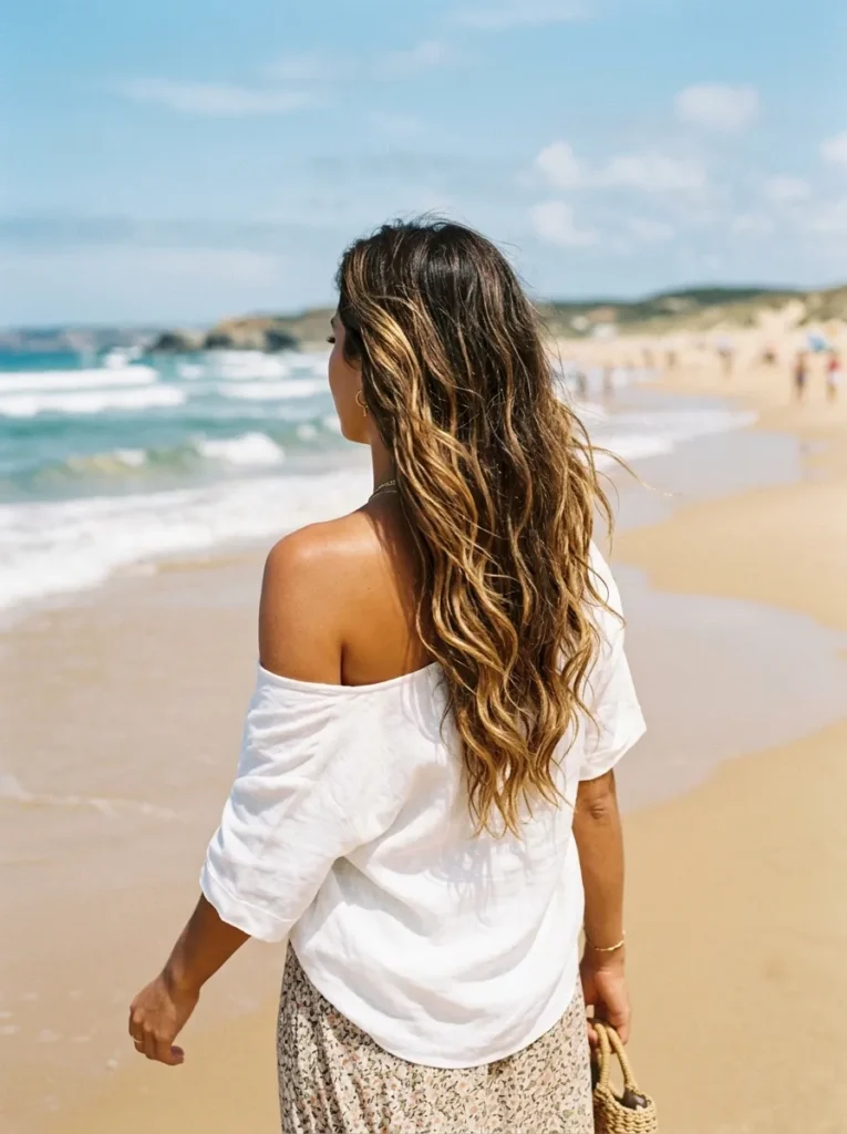 Beachy Caramel Ribbons