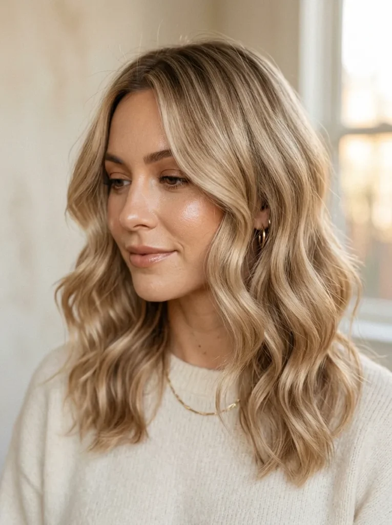Champagne Blonde Waves
