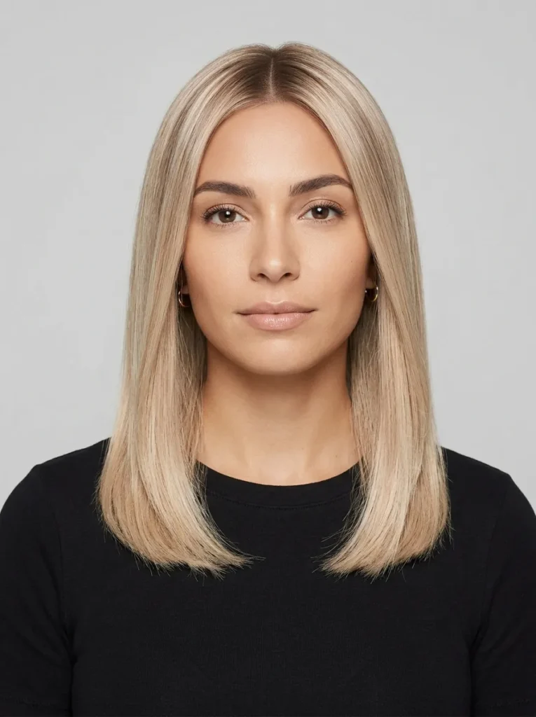 Rooted Champagne Blonde