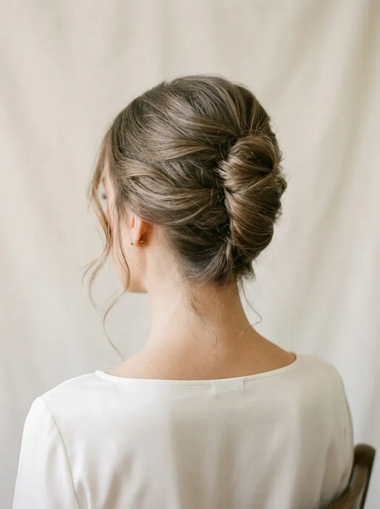 Curly Pinned Updo