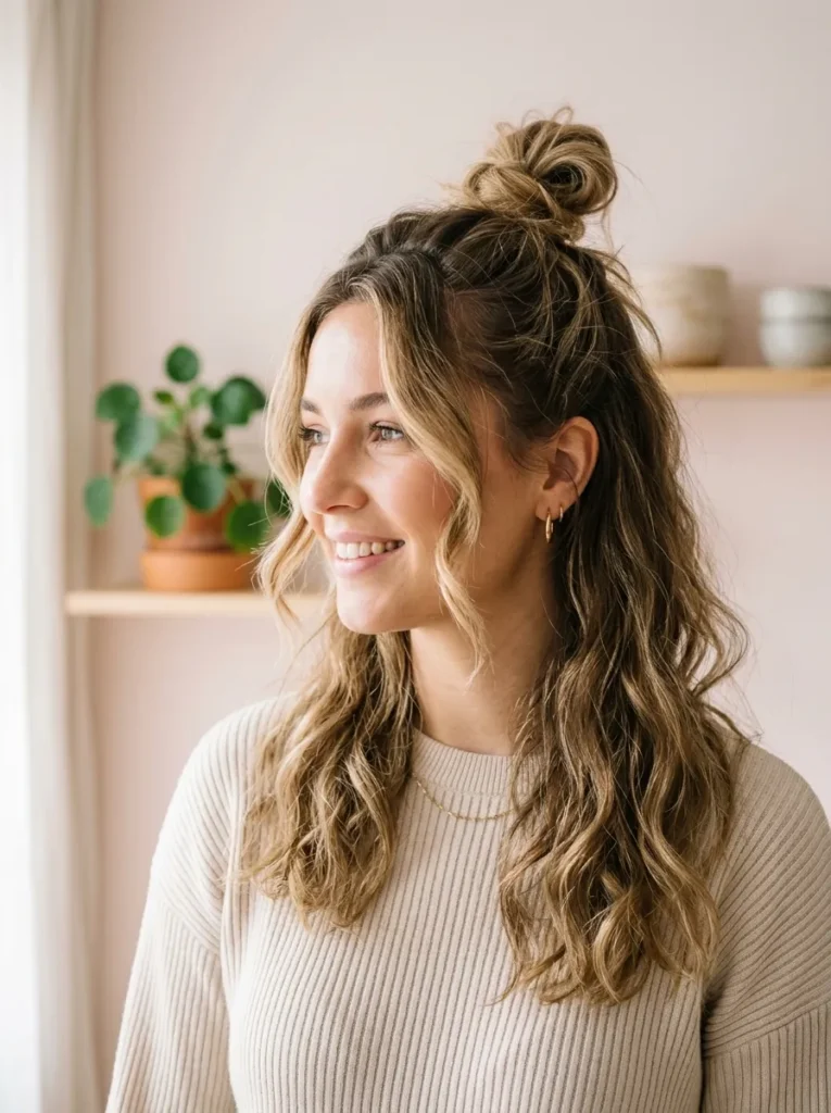 Half-Up Top Knot