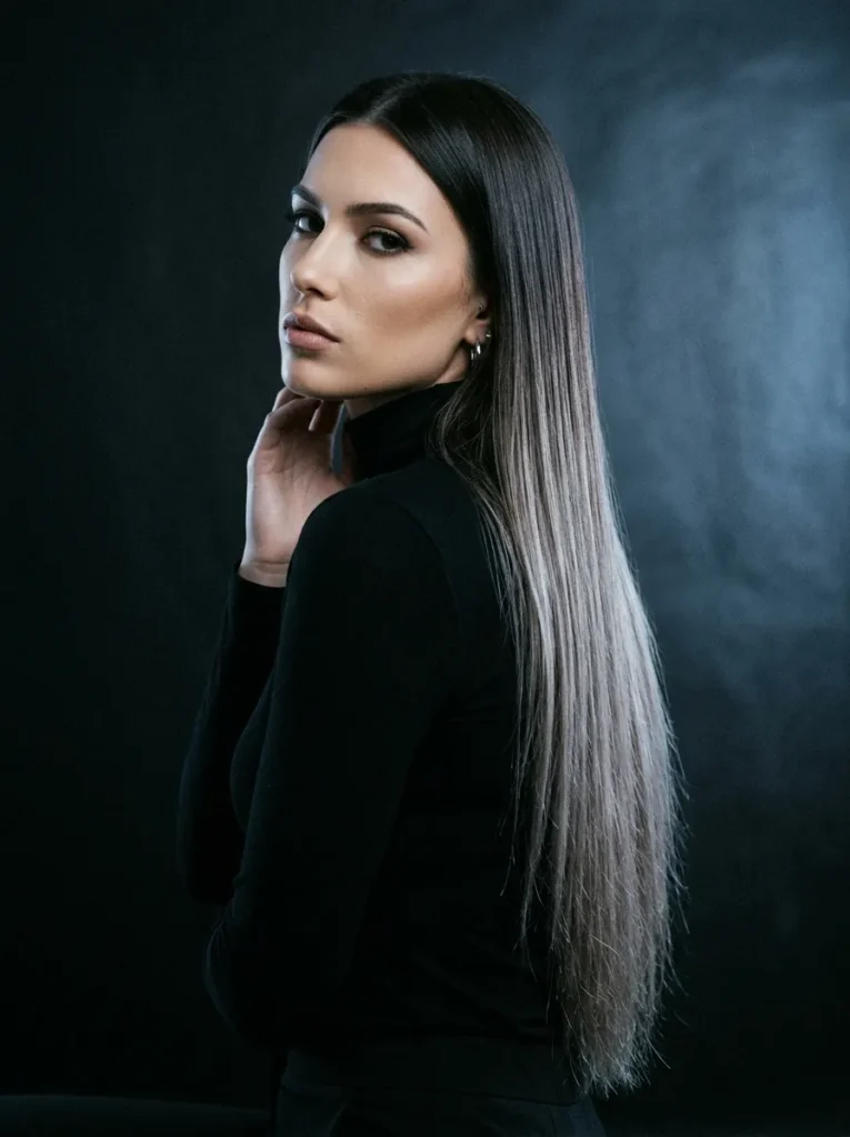 Icy Brown Ombre