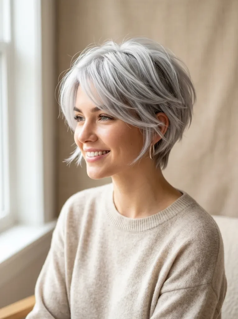 Layered Silver Crop