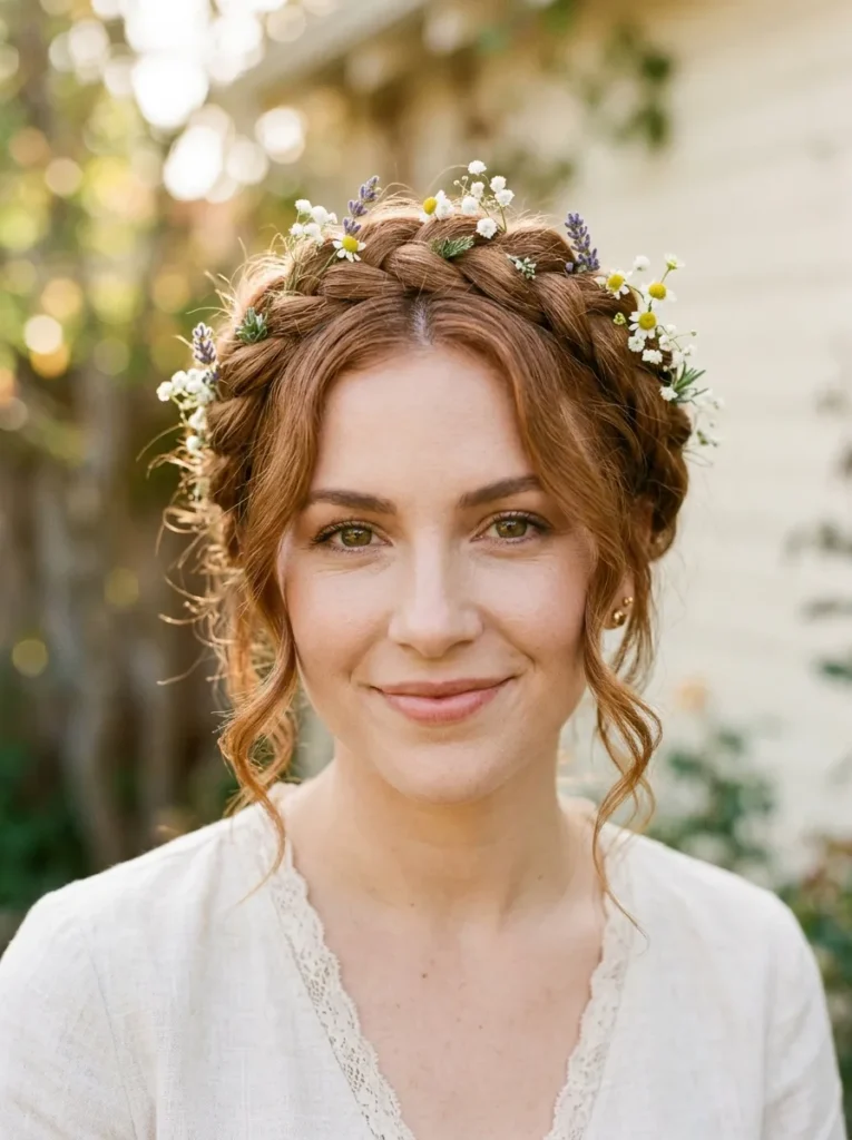 Milkmaid Braid Updo
