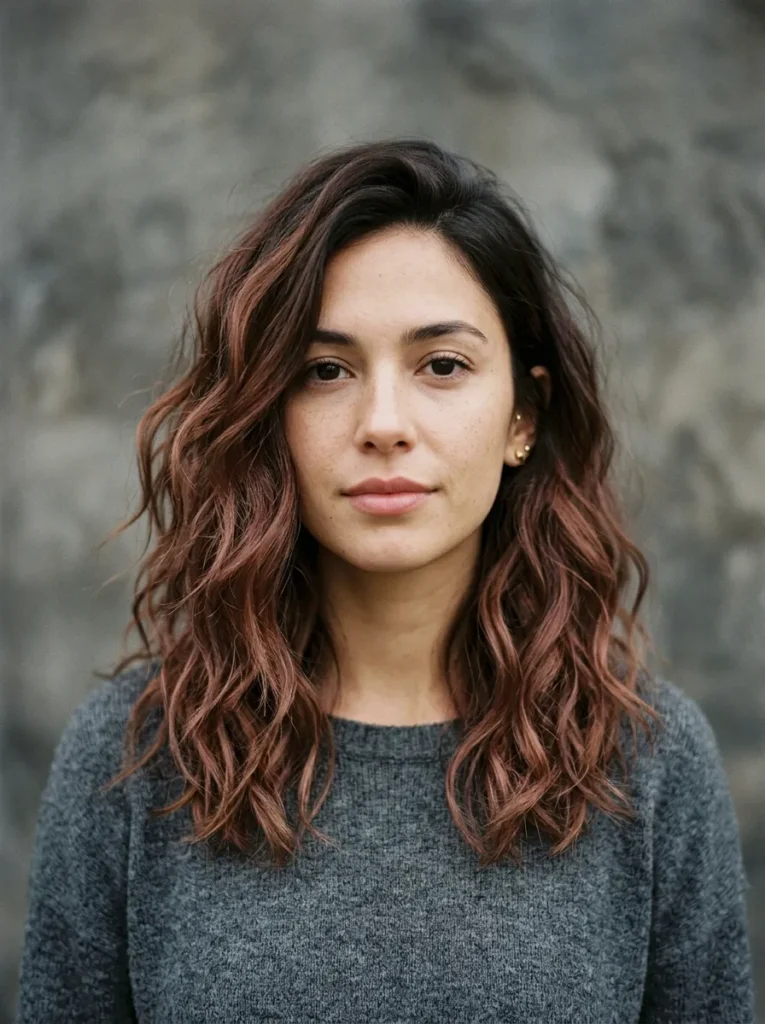 Muted Auburn Balayage