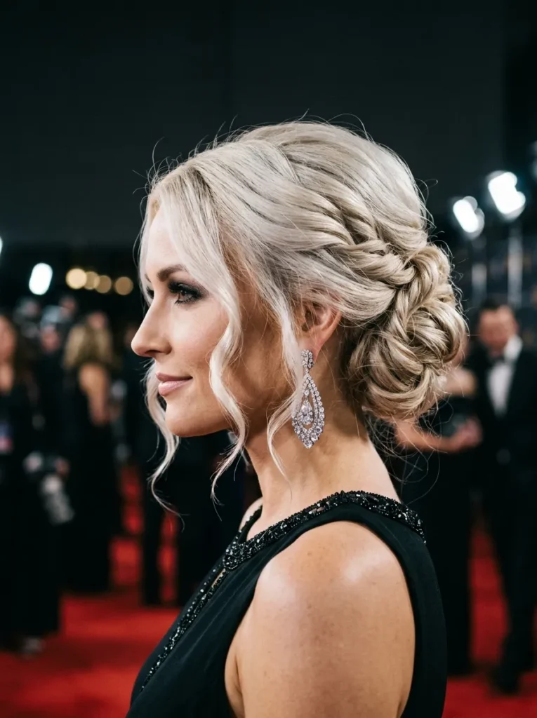 Side-Swept Updo