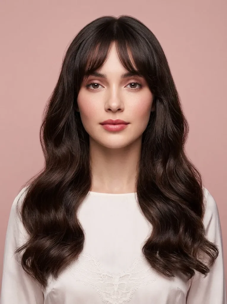 Soft Arched Bangs