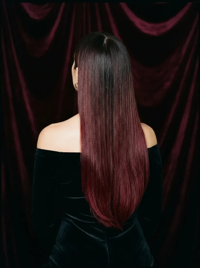9. Burgundy Brown Melt