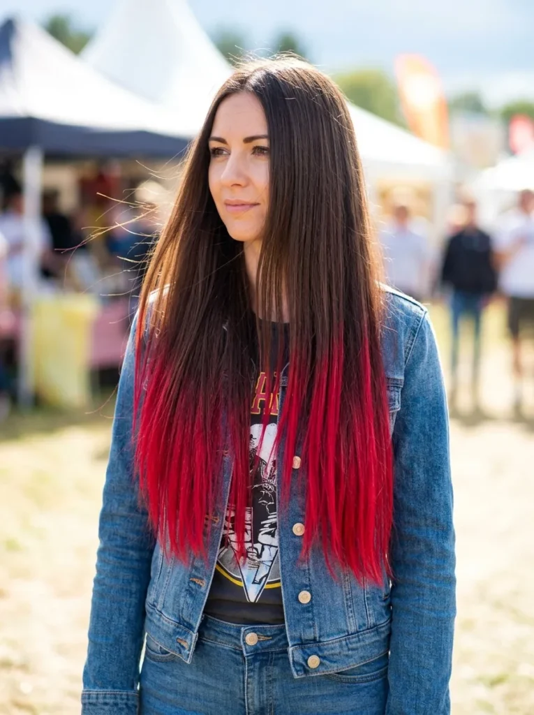 15. Bright Cherry Tips