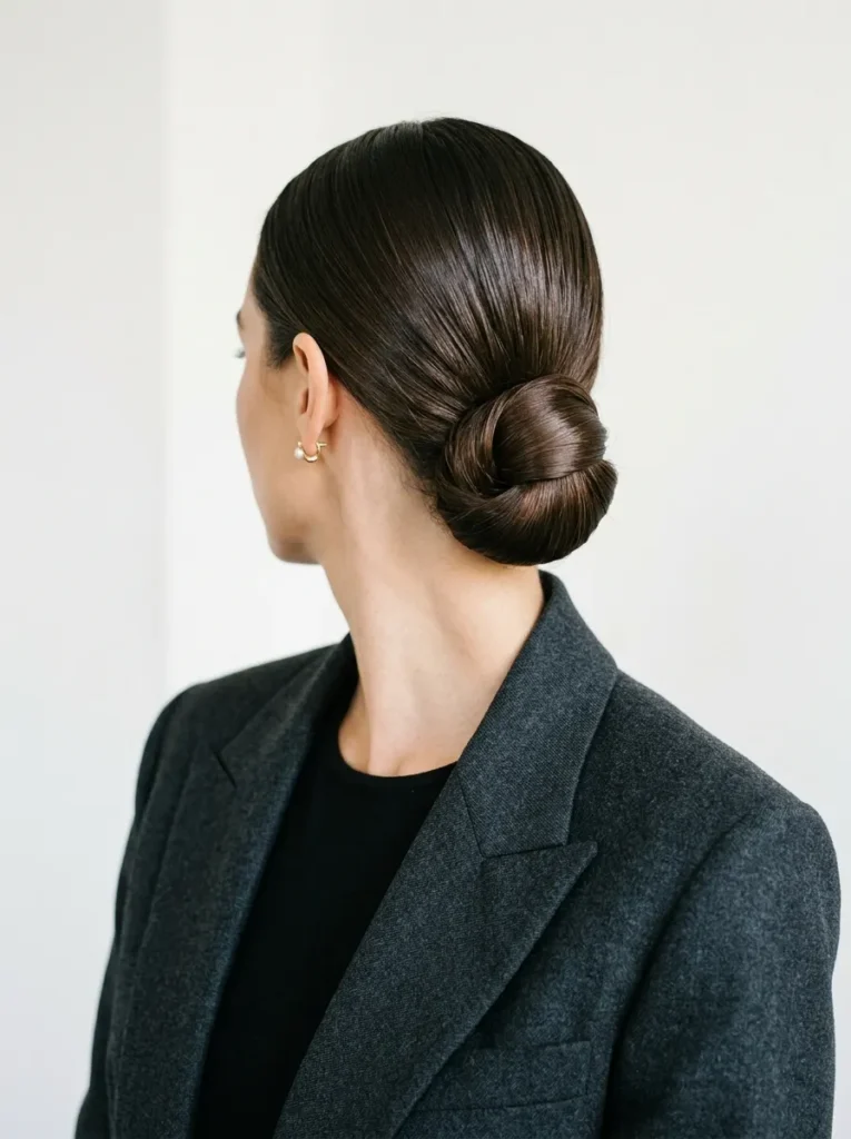 Wrapped Low Bun